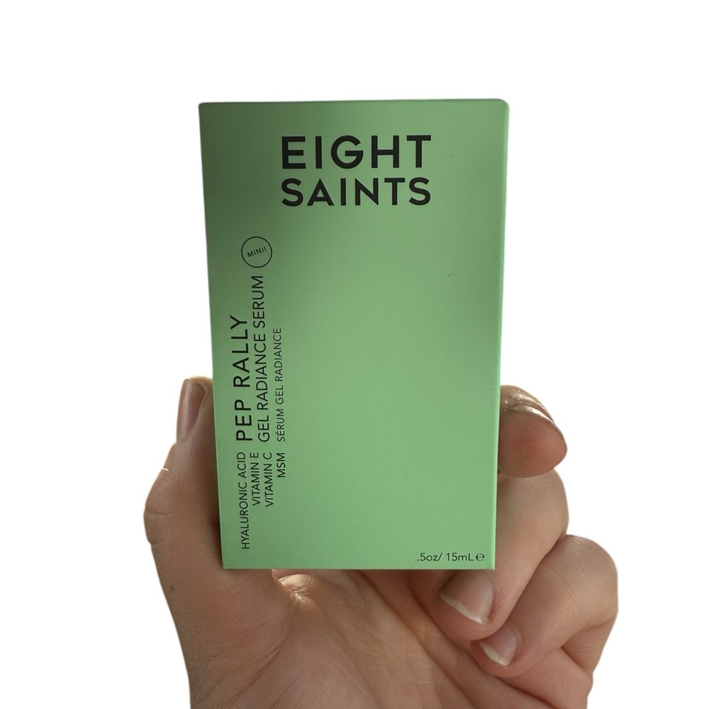 Eight Saints Pep Rally Gel Radiance Serum in Green